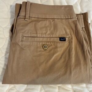 Abercrombie & Fitch Stretch Chino Shorts Casual Khaki Shorts Size 30